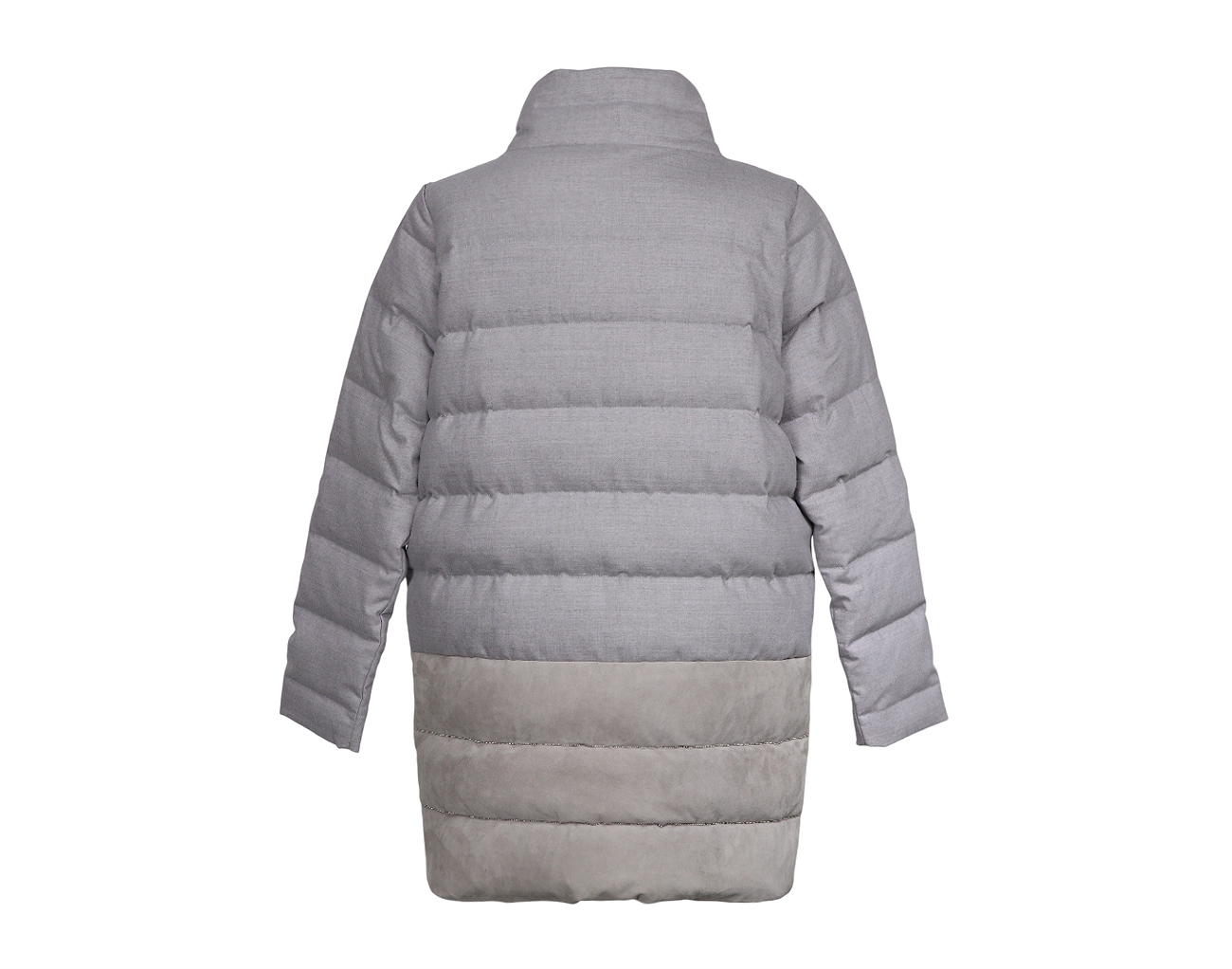 파비아나 필리피 투웨이 패딩 코트 그레이 베이지 42