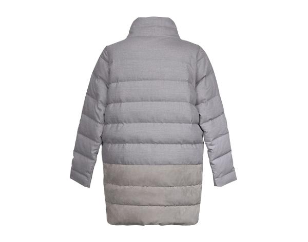 파비아나 필리피 투웨이 패딩 코트 그레이 베이지 42