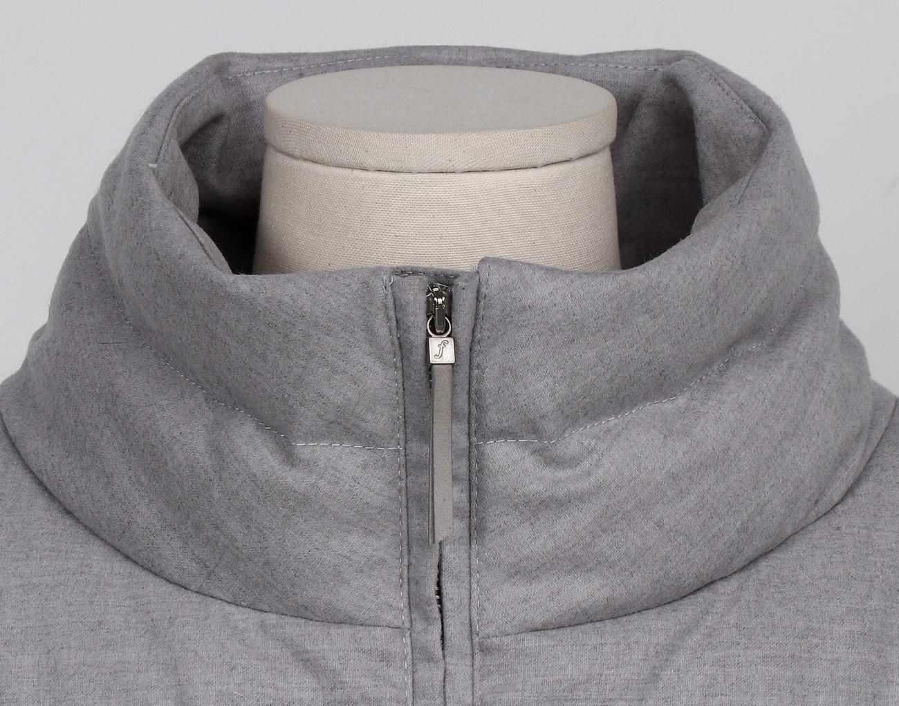 파비아나 필리피 투웨이 패딩 코트 그레이 베이지 42