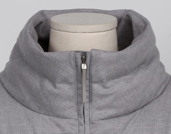 파비아나 필리피 투웨이 패딩 코트 그레이 베이지 42