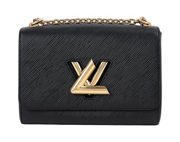 루이비통 트위스트 MM 블랙 금장