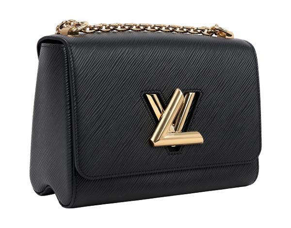 루이비통 트위스트 MM 블랙 금장