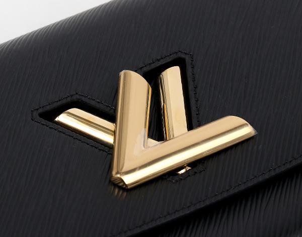루이비통 트위스트 MM 블랙 금장