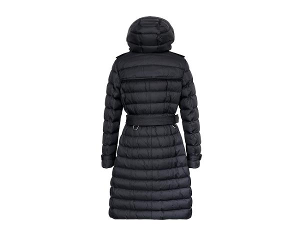 버버리 달머튼 롱 다운 재킷 블랙 L