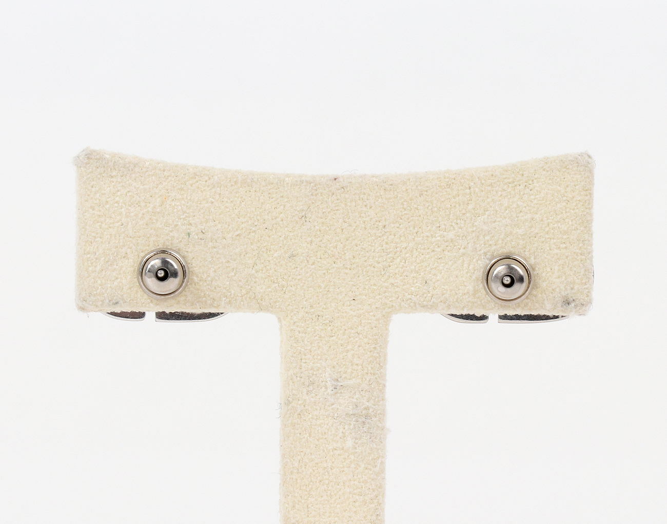 디올 쁘띠 CD 스터드 이어링 실버