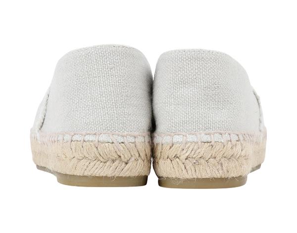 샤넬 린넨 에스파듀 베이지 블랙 36