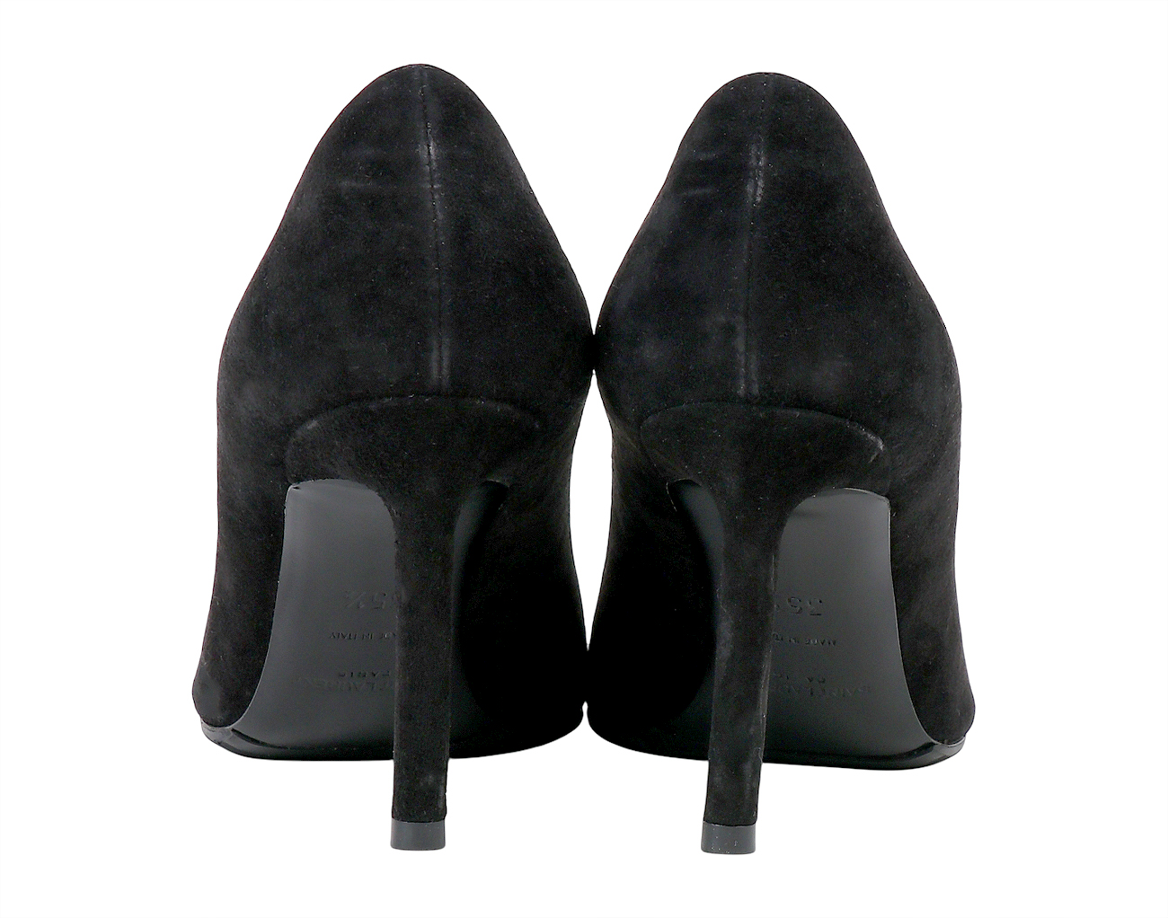 생로랑 스웨이드 클래식 펌프스 블랙 35 1/2