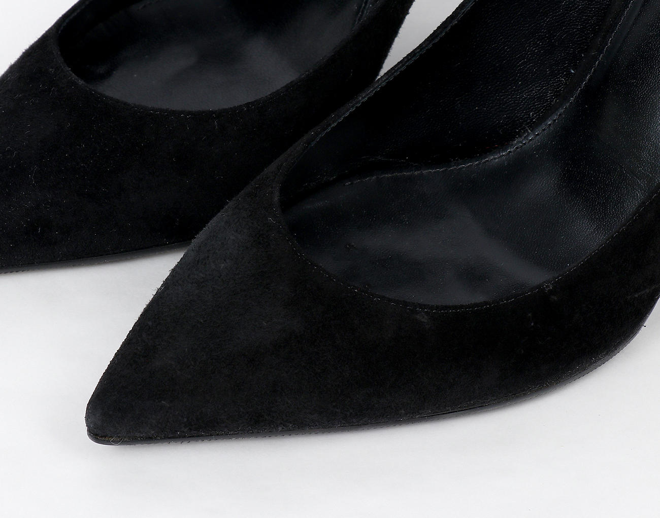 생로랑 스웨이드 클래식 펌프스 블랙 35 1/2