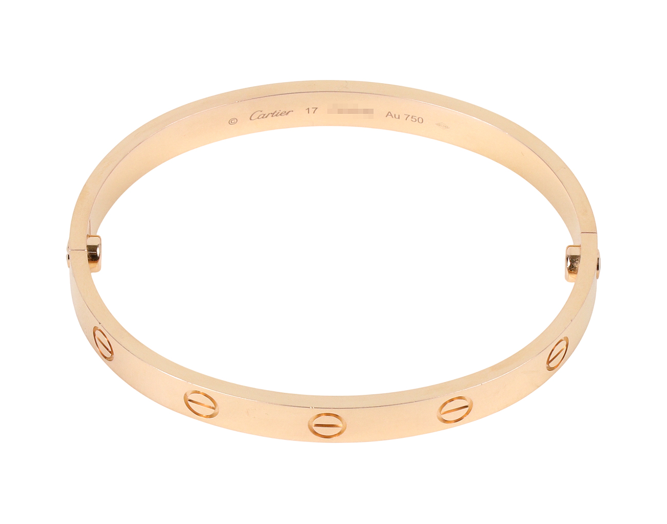 까르띠에 러브 브레이슬릿 핑크골드 17