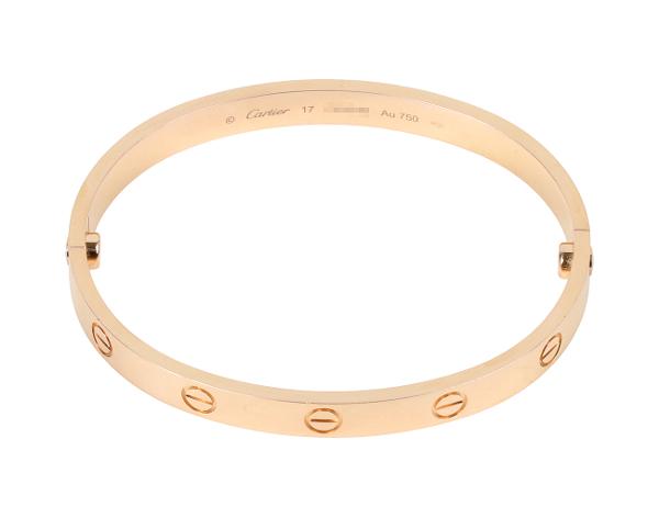 까르띠에 러브 브레이슬릿 핑크골드 17