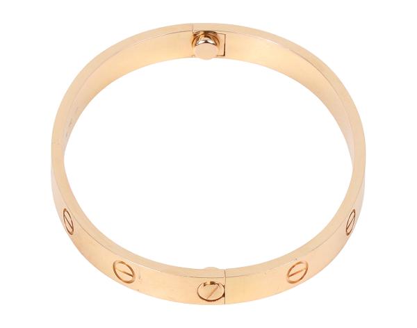 까르띠에 러브 브레이슬릿 핑크골드 17