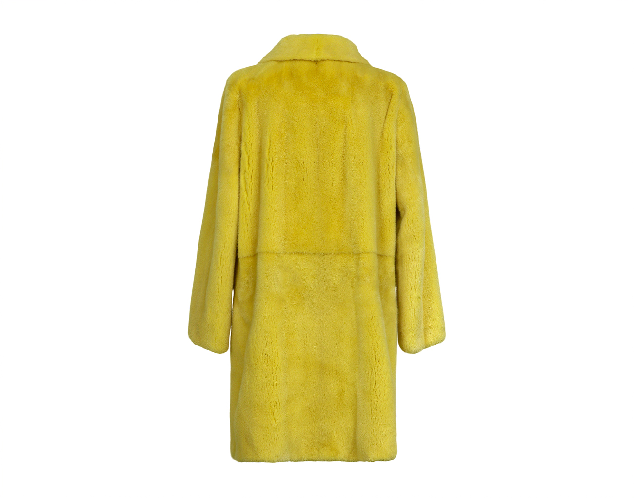 파비오가바찌 밍크 코트 옐로우 42