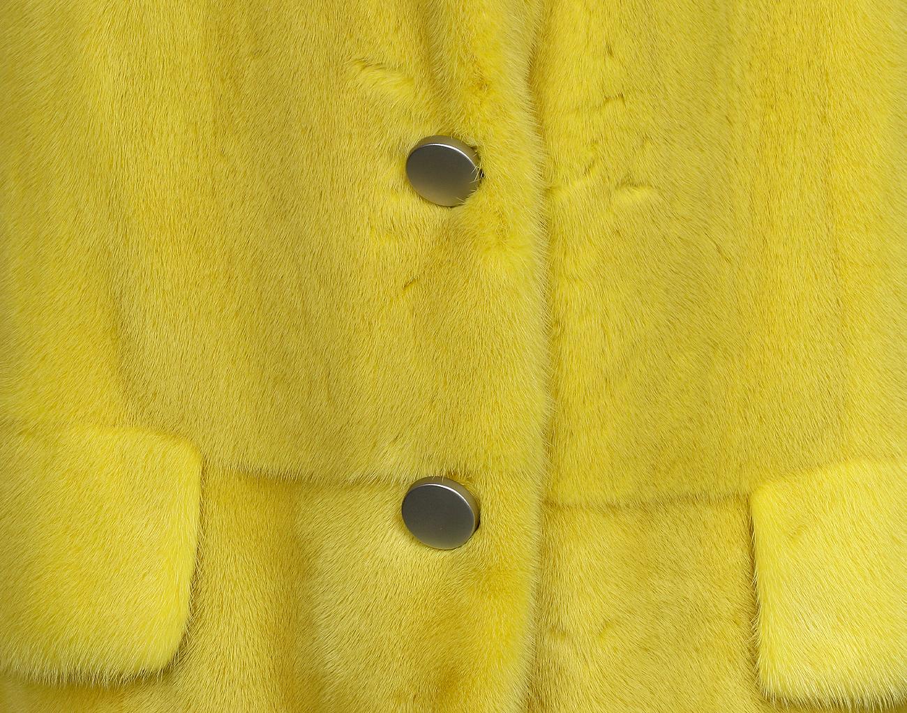 파비오가바찌 밍크 코트 옐로우 42