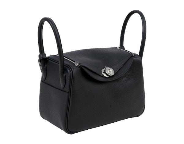 에르메스 린디 26 블랙 은장 K