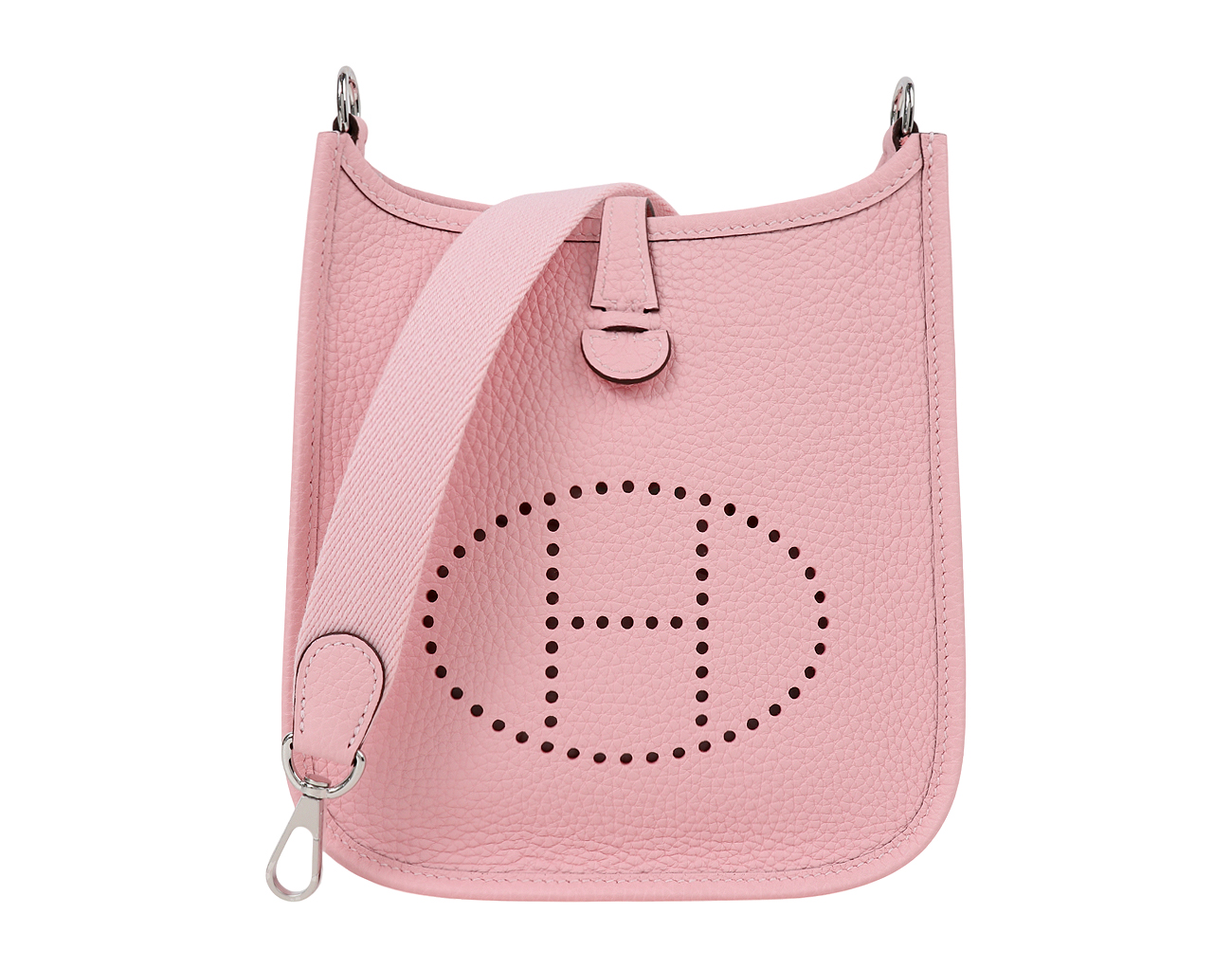 에르메스 미니 에블린 로즈 사쿠라 은장 W