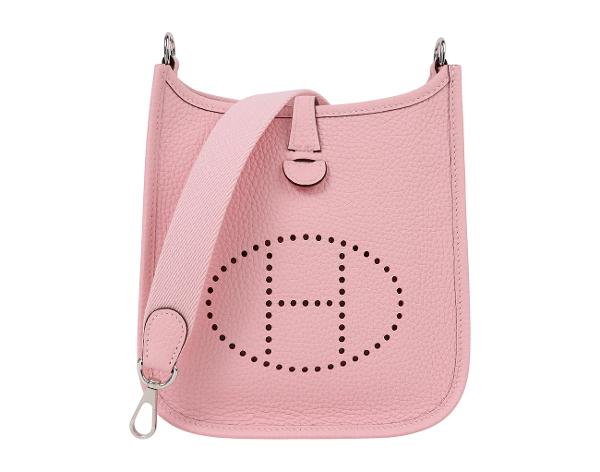 에르메스 미니 에블린 로즈 사쿠라 은장 W