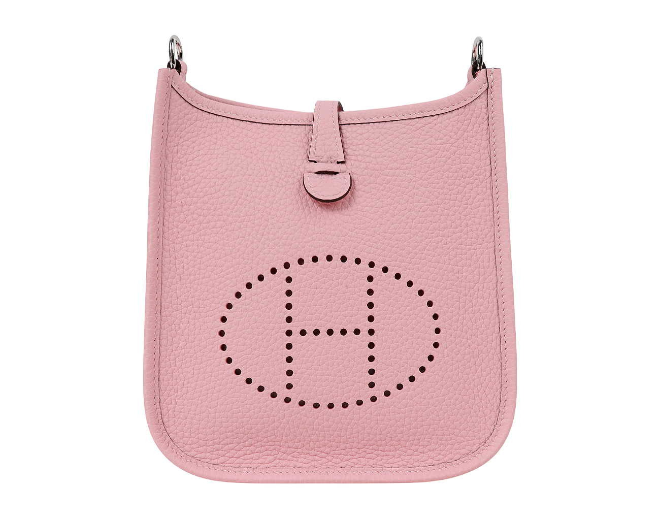 에르메스 미니 에블린 로즈 사쿠라 은장 W