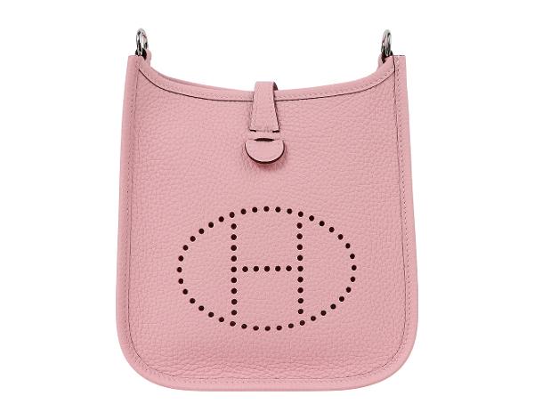 에르메스 미니 에블린 로즈 사쿠라 은장 W