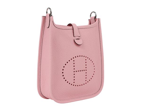 에르메스 미니 에블린 로즈 사쿠라 은장 W