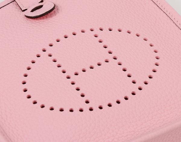 에르메스 미니 에블린 로즈 사쿠라 은장 W