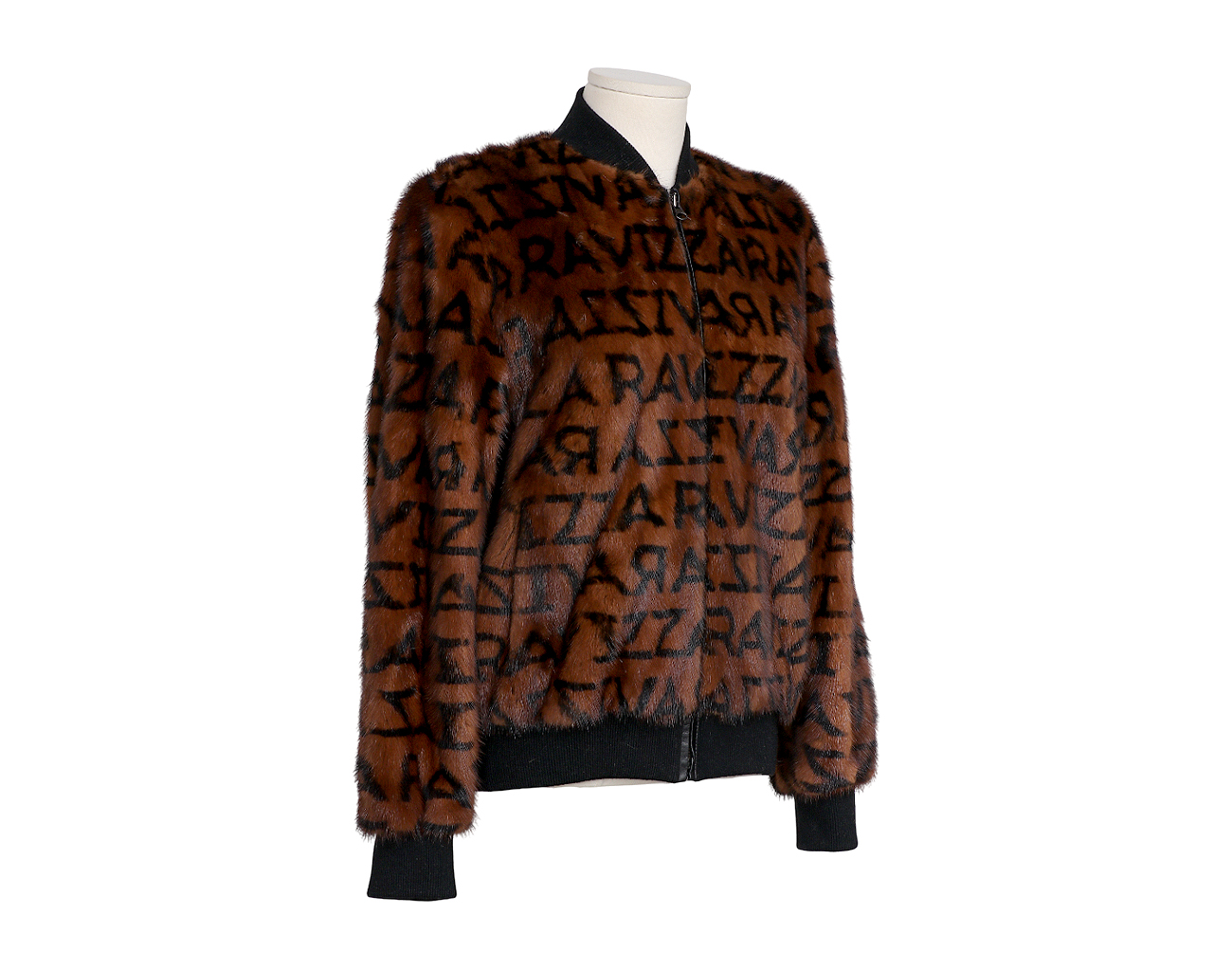 시모네타 라비짜 밍크 재킷 브라운 38