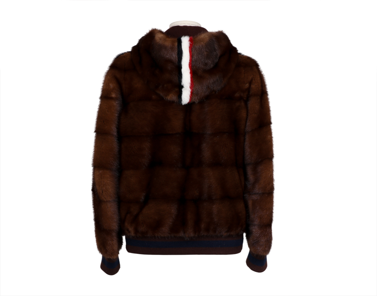 시모네타 라비짜 후드 밍크 재킷 브라운 38