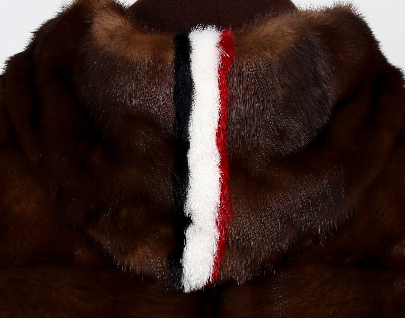 시모네타 라비짜 후드 밍크 재킷 브라운 38