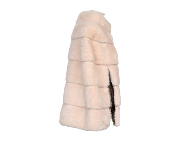 파비오가바찌 밍크 케이프 라이트 핑크 XS