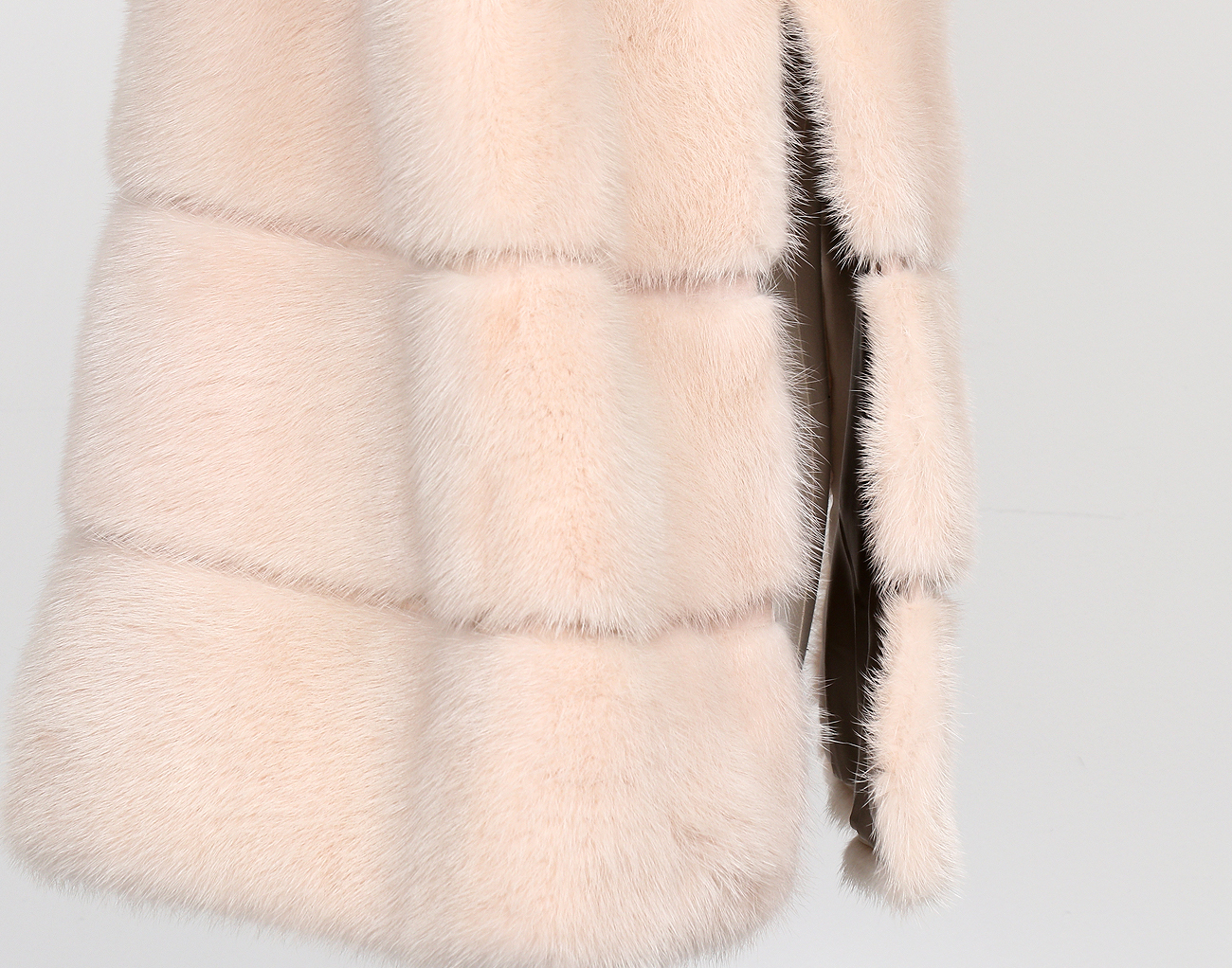 파비오가바찌 밍크 케이프 라이트 핑크 XS