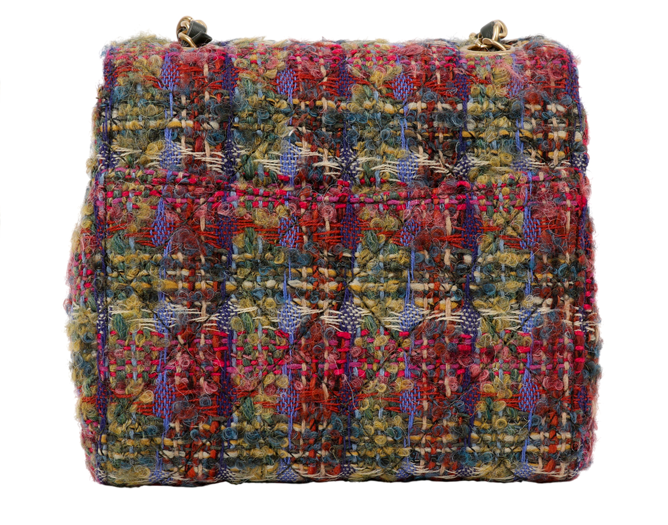 샤넬 트위드 쁘띠삭 멀티컬러 빈티지금장