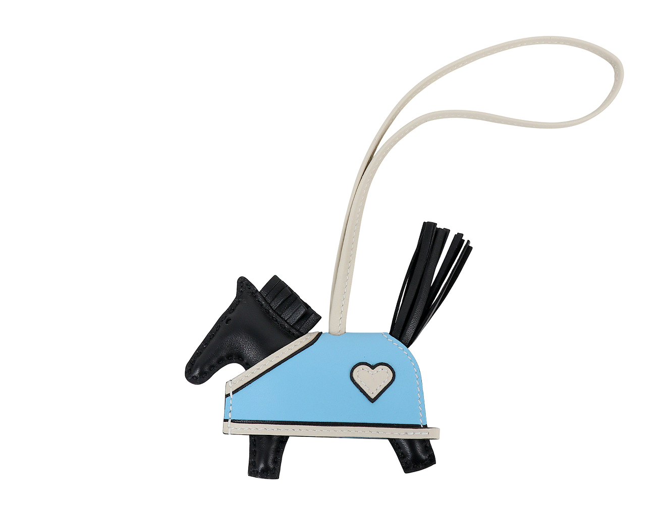 에르메스 로데오 로베오 꾀흐 PM 블랙 크레 셀레스트