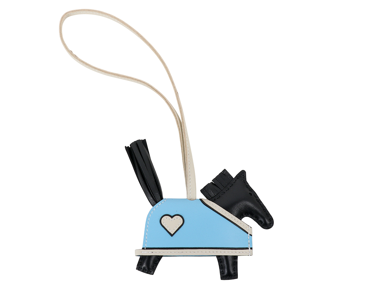 에르메스 로데오 로베오 꾀흐 PM 블랙 크레 셀레스트