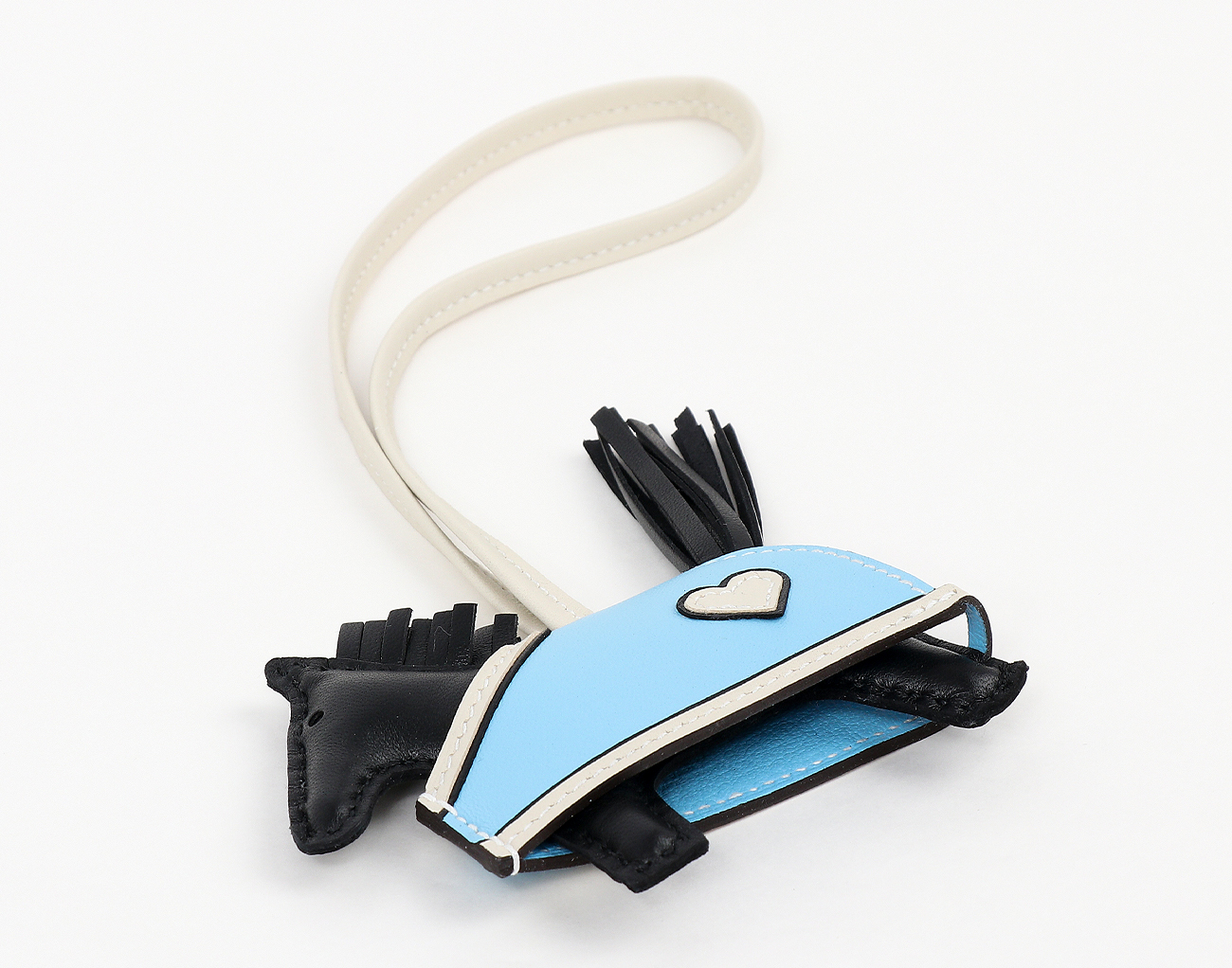 에르메스 로데오 로베오 꾀흐 PM 블랙 크레 셀레스트