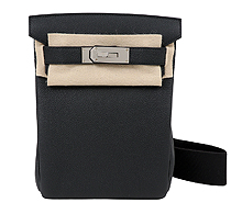 에르메스 핵 아도 PM 블랙 은장 W