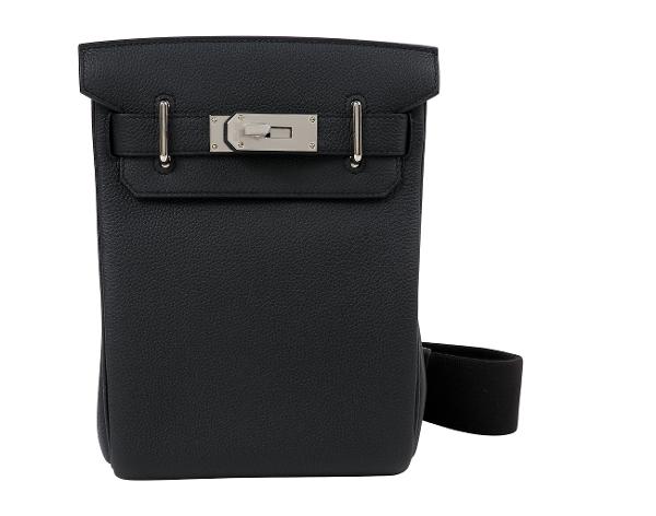 에르메스 핵 아도 PM 블랙 은장 W