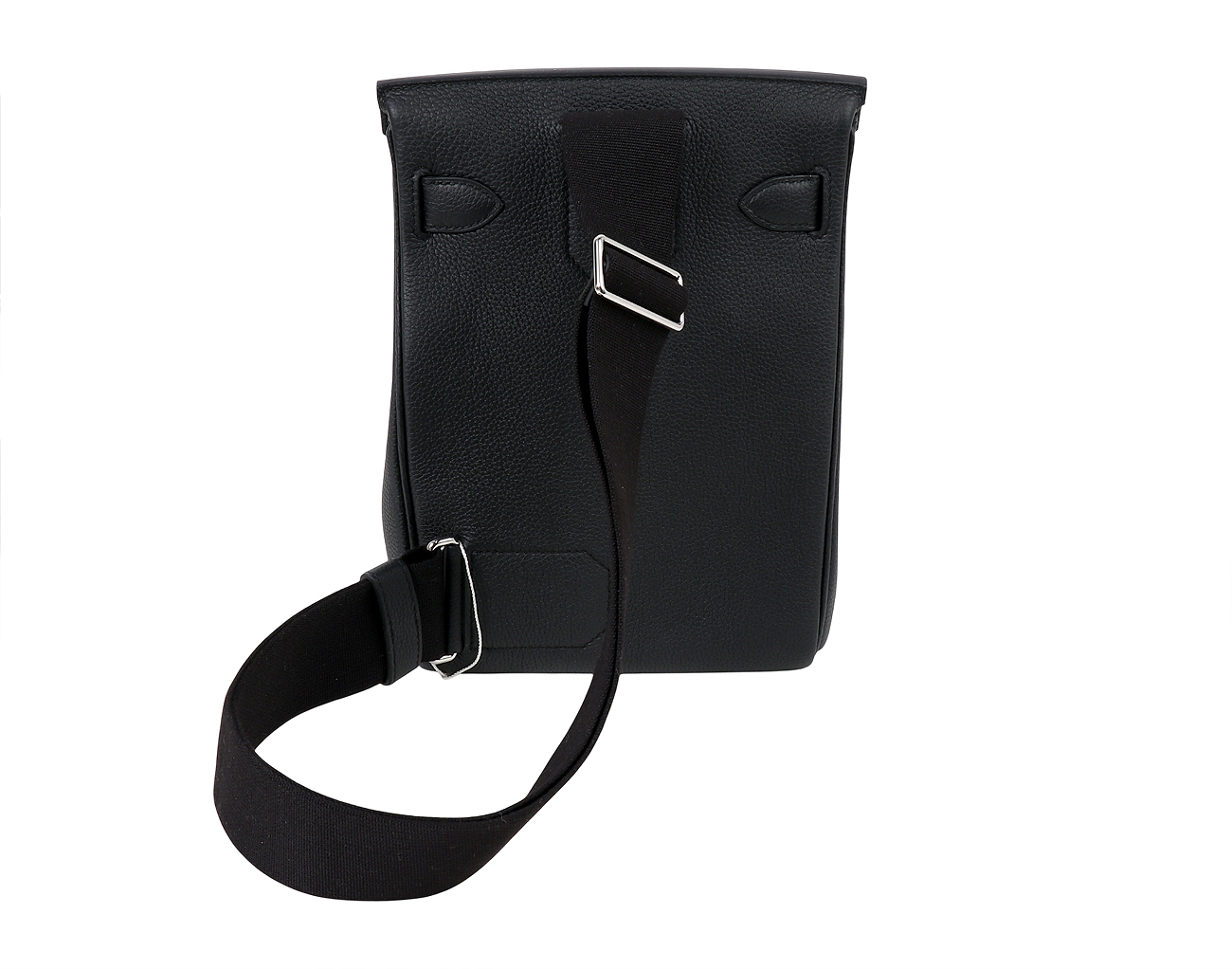 에르메스 핵 아도 PM 블랙 은장 W