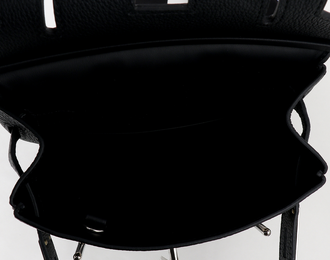 에르메스 핵 아도 PM 블랙 은장 W