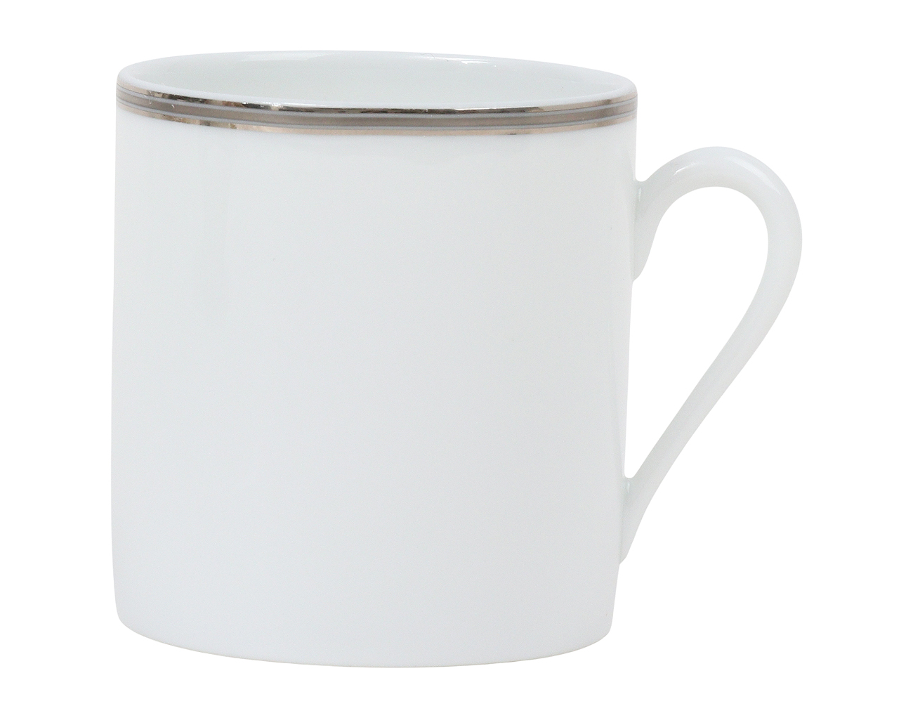 에르메스 샹달 플래티넘 커피 컵 앤 소서 Set