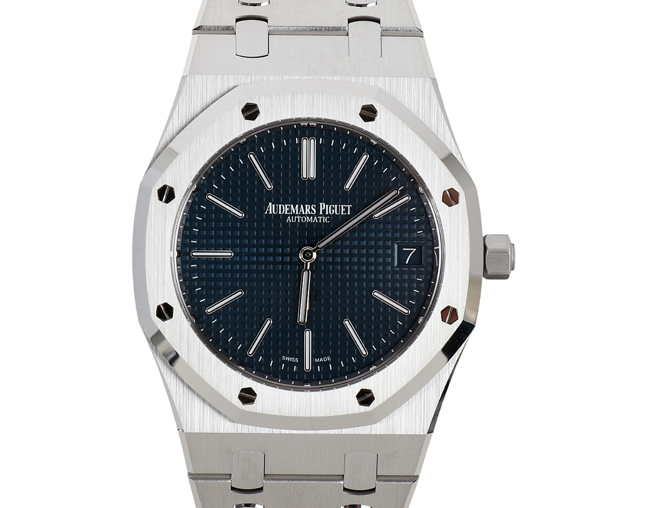 오데마피게 로얄오크 점보 엑스트라 씬 스틸 블루 다이얼 16202ST.OO.1240ST.02