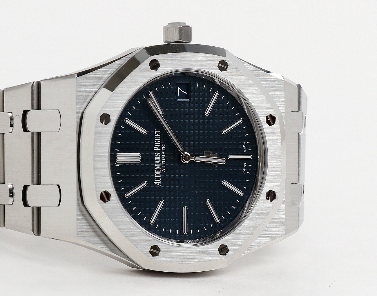 오데마피게 로얄오크 점보 엑스트라 씬 스틸 블루 다이얼 16202ST.OO.1240ST.02