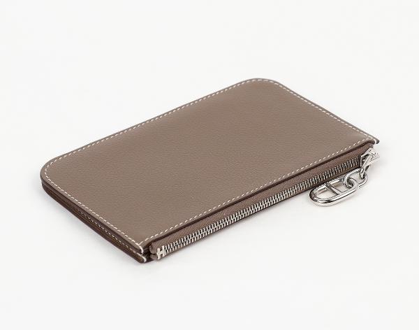 에르메스 지펜고 샹달 카드 홀더 에토프 은장 K