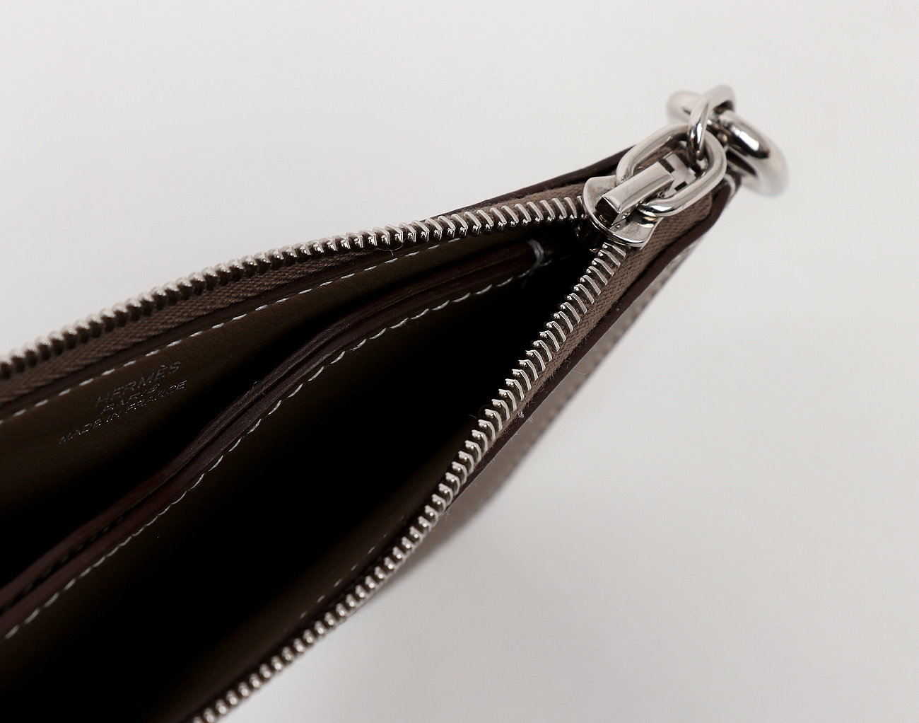 에르메스 지펜고 샹달 카드 홀더 에토프 은장 K