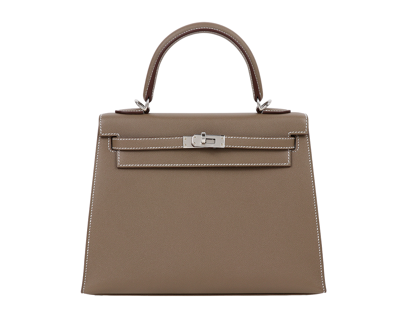 에르메스 셀리에 켈리 25 베르소 에토프 뱀부 은장 W