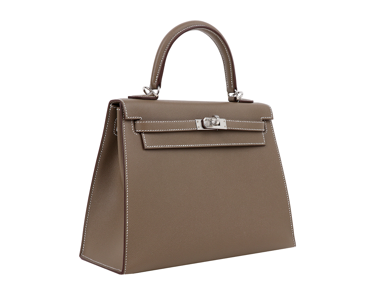 에르메스 셀리에 켈리 25 베르소 에토프 뱀부 은장 W