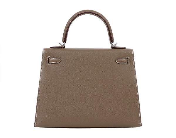 에르메스 셀리에 켈리 25 베르소 에토프 뱀부 은장 W