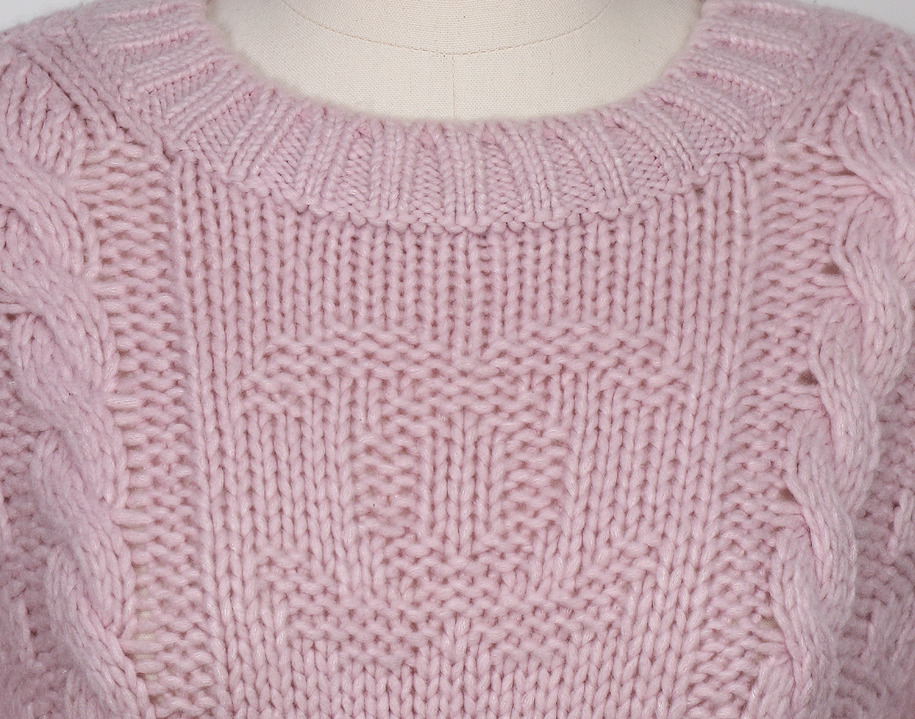 샤넬 캐시미어 풀오버 라벤더 36