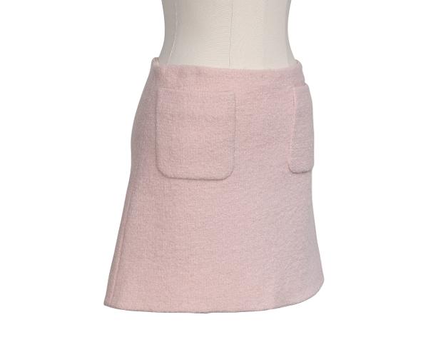 샤넬 포켓 스커트 라이트 핑크 36