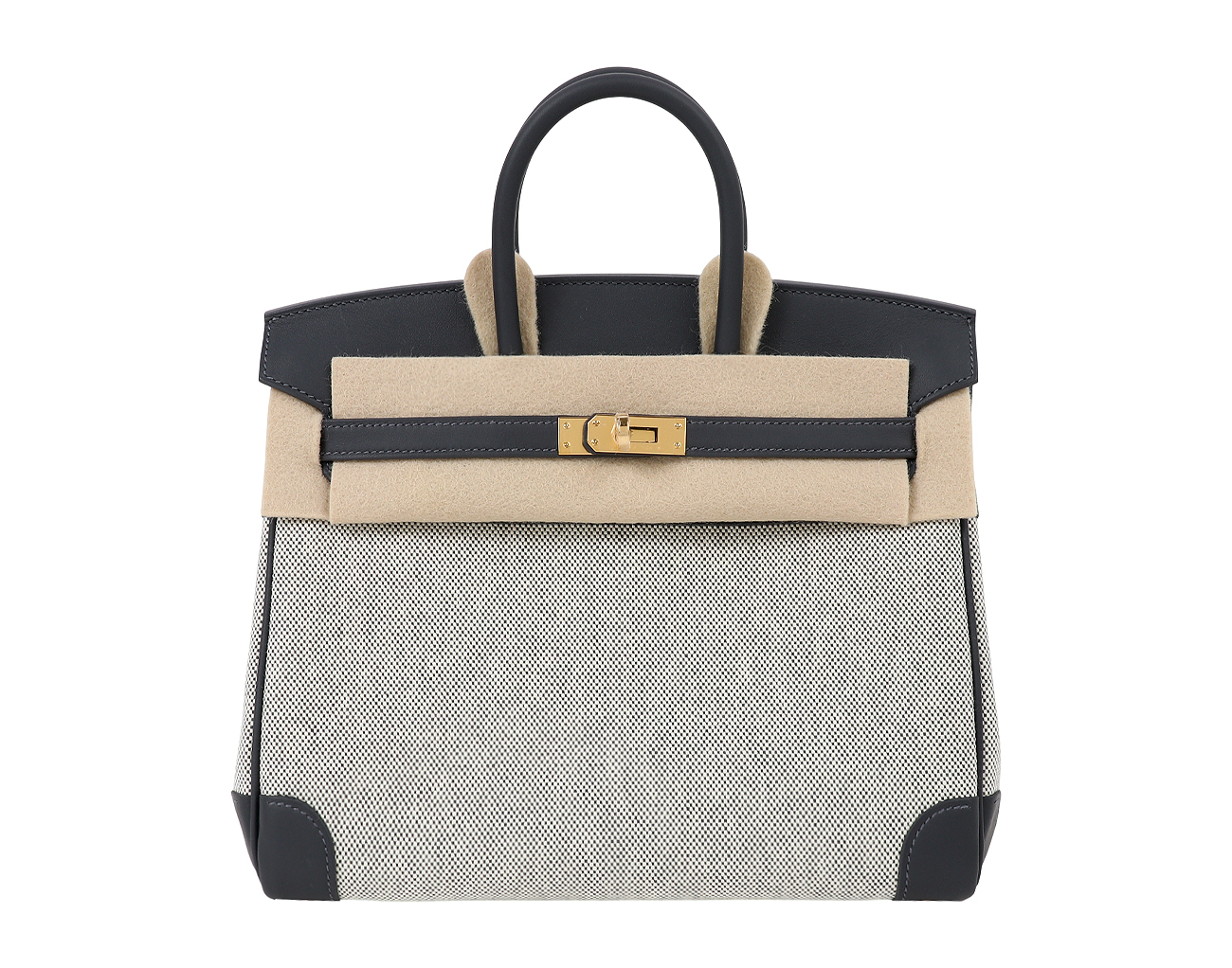 에르메스 벌킨 25 토일 에크루 아르두아즈 금장 K