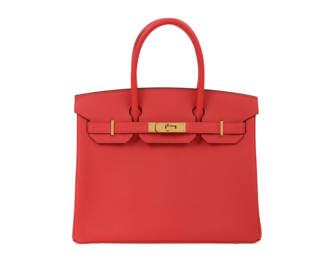 에르메스 벌킨 30 루즈 토마토 금장 A