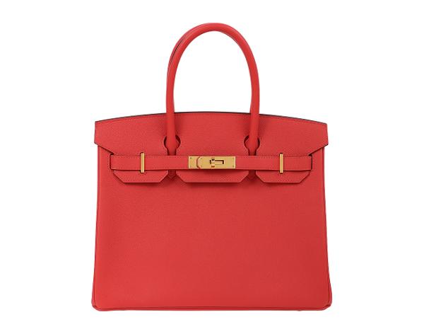 에르메스 벌킨 30 루즈 토마토 금장 A